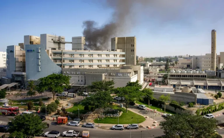 i-was-in-bed-lying-down-the-ceiling-collapsed-at-the-location-of-an-iranian-strike-on-an-israeli-hospital
