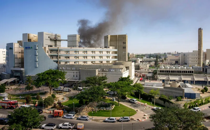 i-was-in-bed-lying-down-the-ceiling-collapsed-at-the-location-of-an-iranian-strike-on-an-israeli-hospital